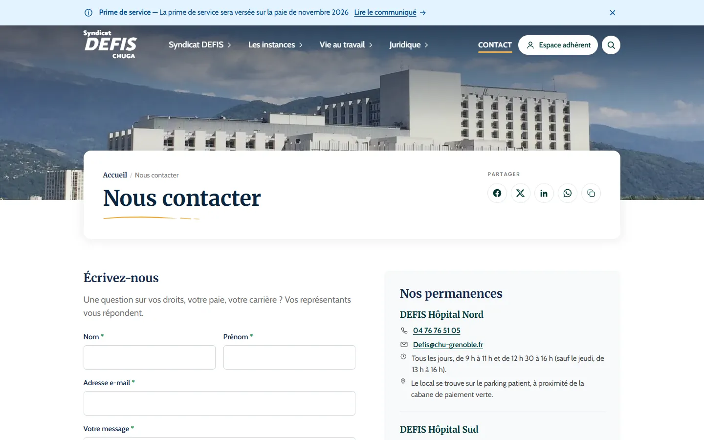 Les trois permanences : l’information la plus demandée